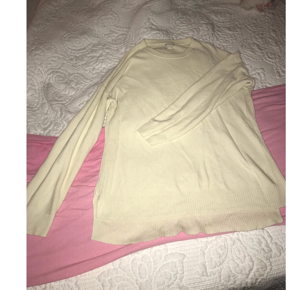 J. Crew Oversized Cream Sweater
